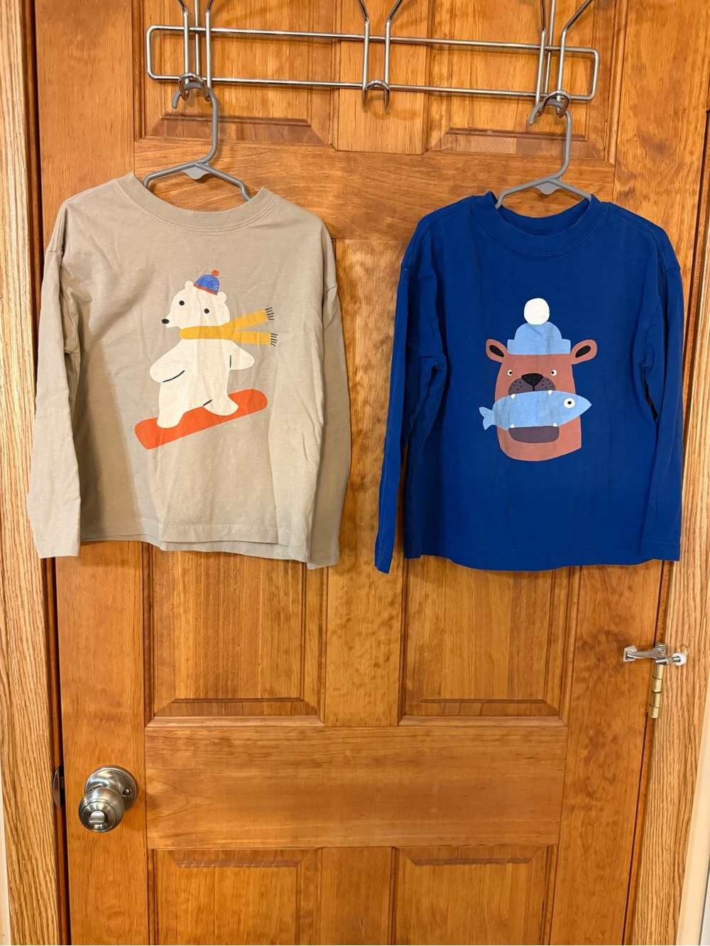 Hanna Andersson Long Sleeve Relaxed Fit Graphic T-Shirts